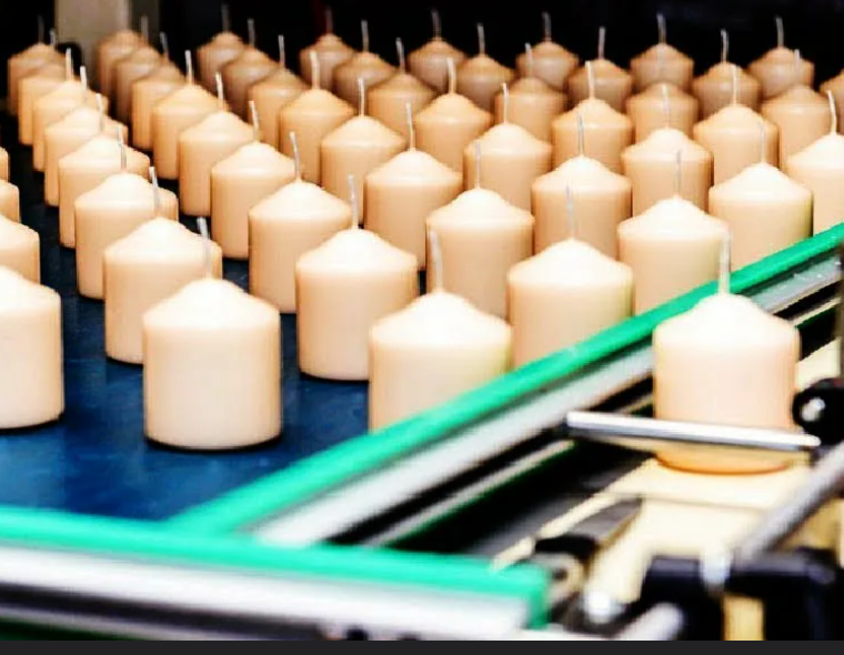 studio interior and candles